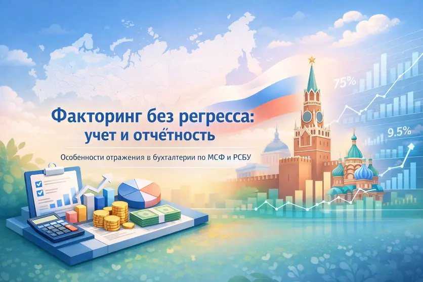 Бухгалтерский учет факторингового финансирования без регресса